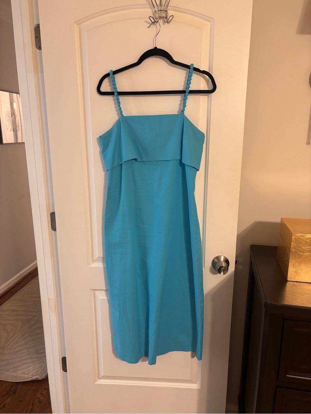 Tuckernuck Turquoise Braided-Strap Midi Dress